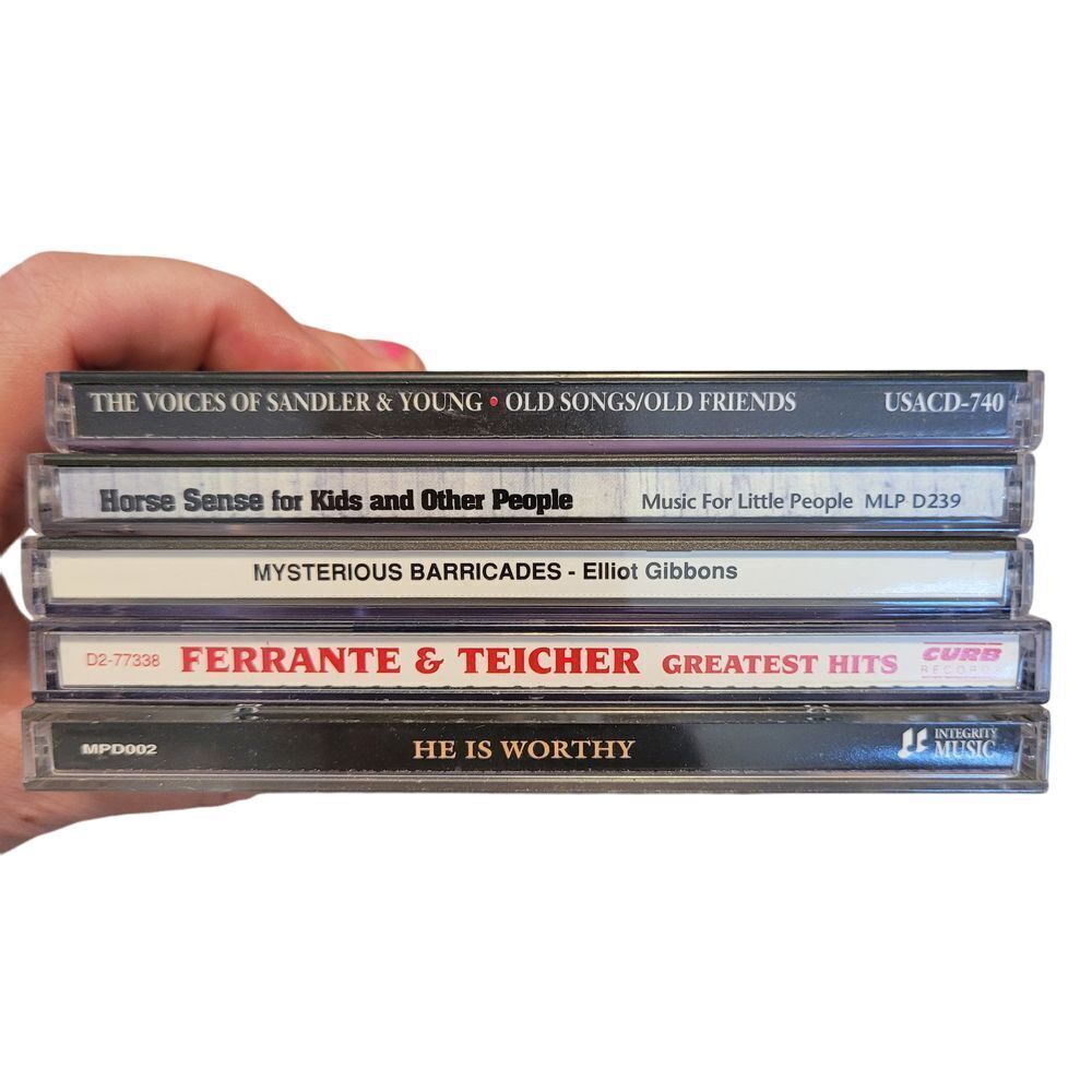 Mixed Genre CD Lot 5pc Sandler Young Ferrante Teicher Elliot Gibbons Horse Sense